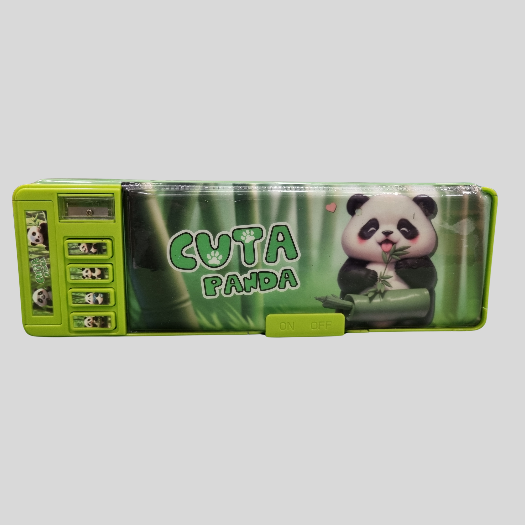 Cute Panda Multifunction Pencil Box – Pintoo Garments