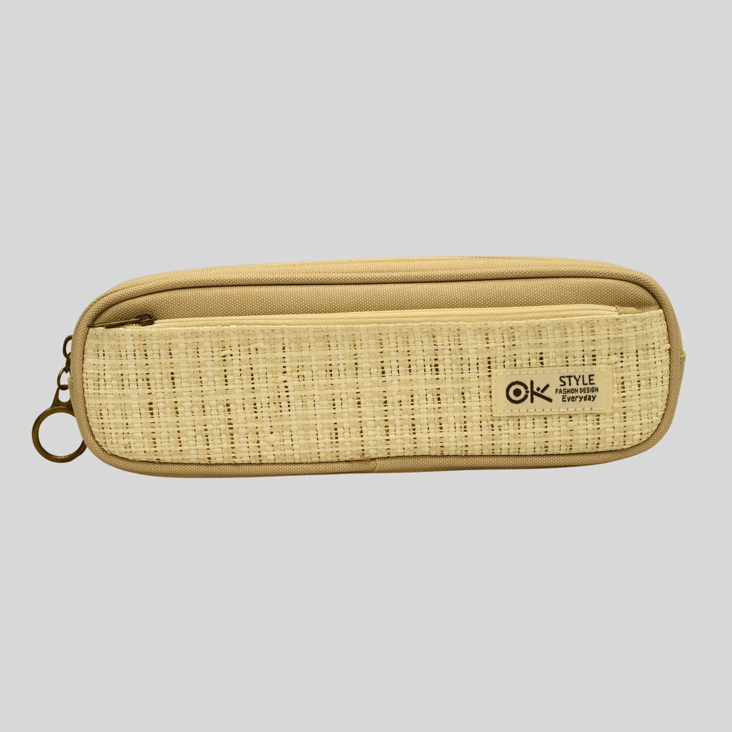 RS Pouch SINGLE ZIP Free Size - Cream