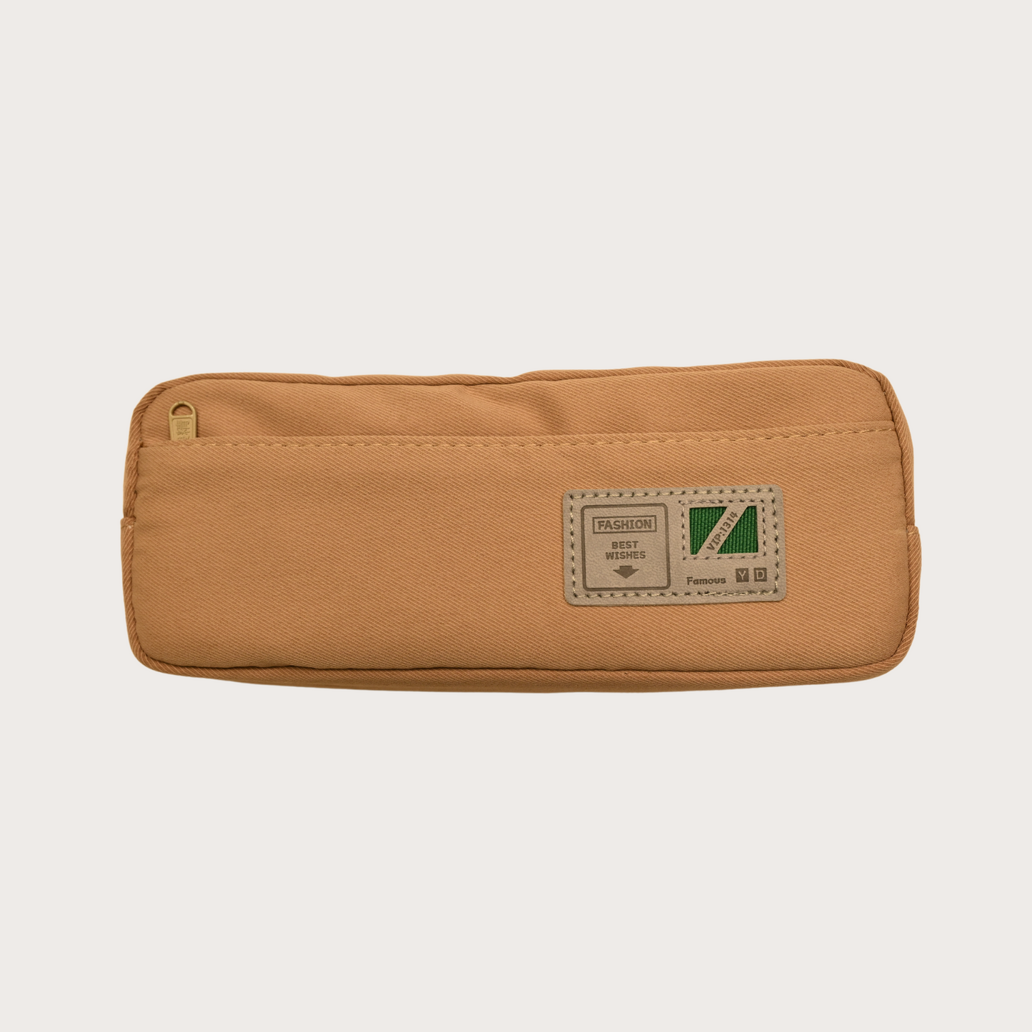 RS Pouch SINGLE ZIP Free Size - Brown