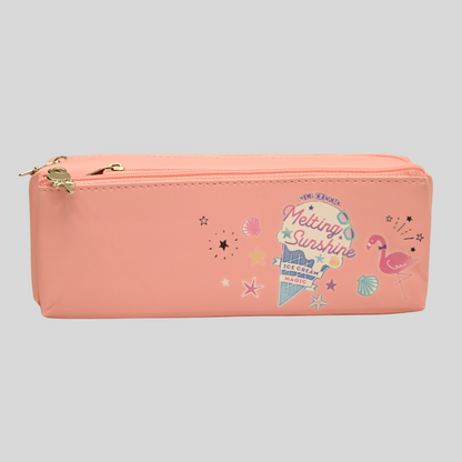 RS Pouch Multi Zip Pouch Free Size - Pink