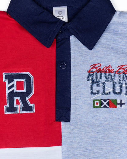 Pokizo Boys Baba Suit Navy Blue