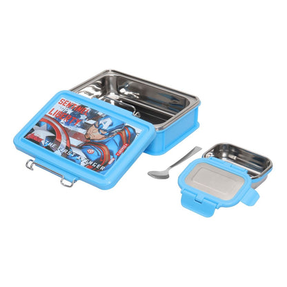 Jaypee Lunch Box Steel Rocksteel 500 Ml Blue For Unisex