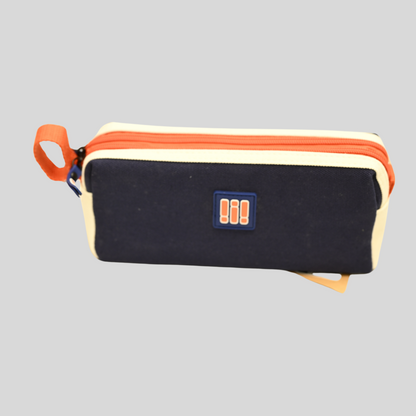 RS Pouch Multi Zip Pouch Free Size - Navy Blue