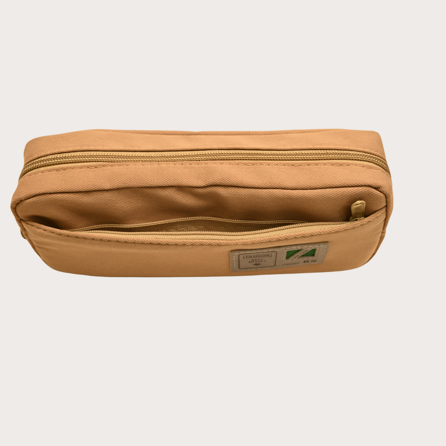 RS Pouch SINGLE ZIP Free Size - Brown