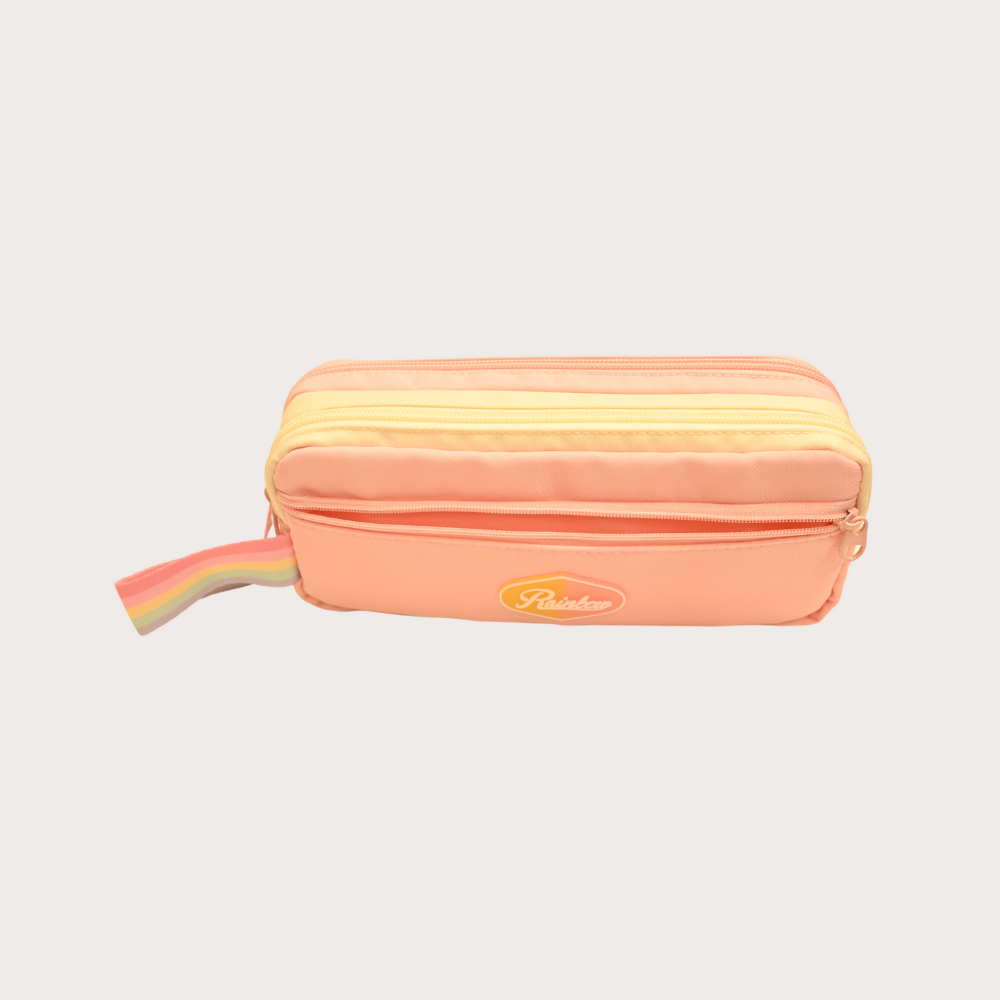 RS Pouch Multi Zip Pouch Free Size - Peach