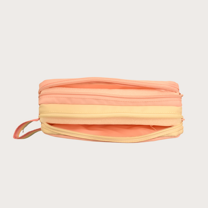 RS Pouch Multi Zip Pouch Free Size - Peach