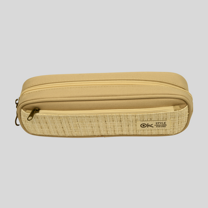 RS Pouch SINGLE ZIP Free Size - Cream