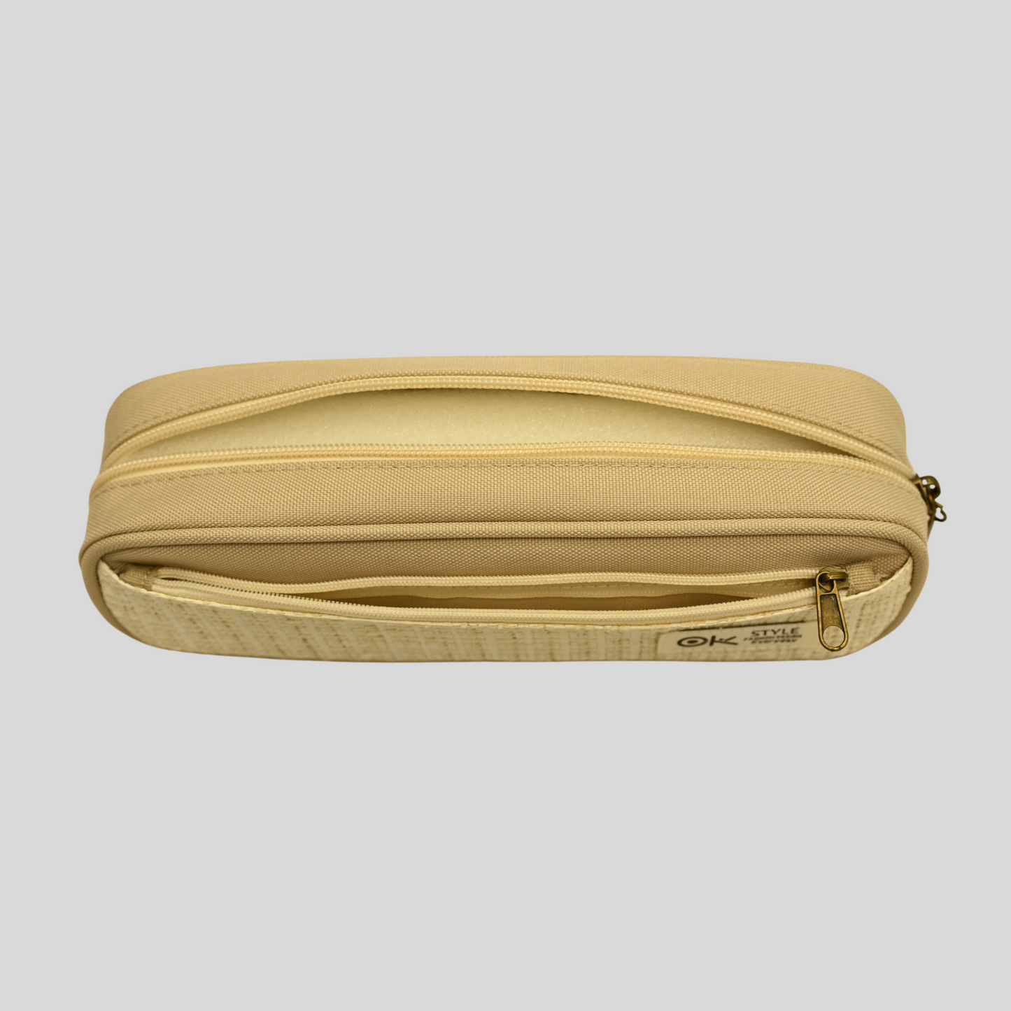 RS Pouch SINGLE ZIP Free Size - Cream