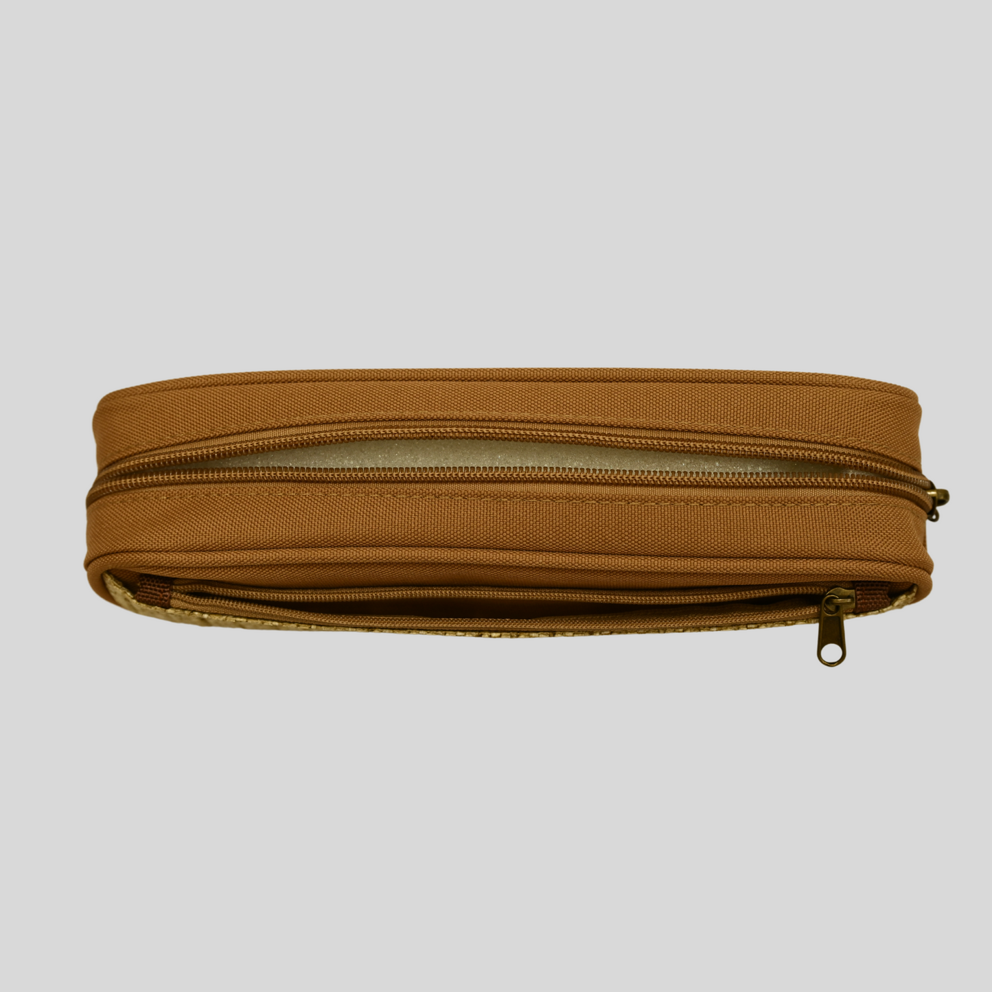 RS Pouch SINGLE ZIP Free Size - Brown