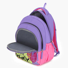 Load image into Gallery viewer, Genie Amore 20L Purple Kids Backpack With Comfortable Padding
