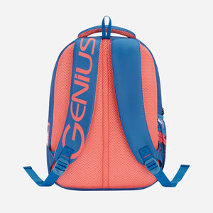 Genius by Safari Astro 23L Blue School Backpack with Name Tag