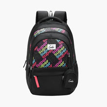 Load image into Gallery viewer, Genie Avery 36L Black Laptop Backpack With Laptop Sleeve
