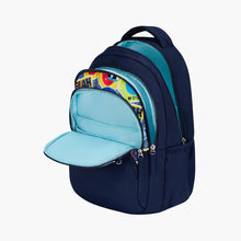 Load image into Gallery viewer, Genie Blahblah 27L Navy Blue Juniors Backpack With Easy Access Pockets
