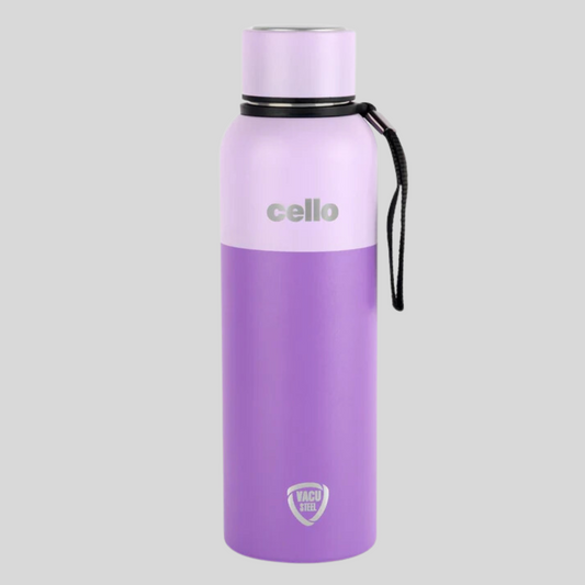 Cello Water Bottle Neo Kent Steel 900 Ml Purple For Unisex