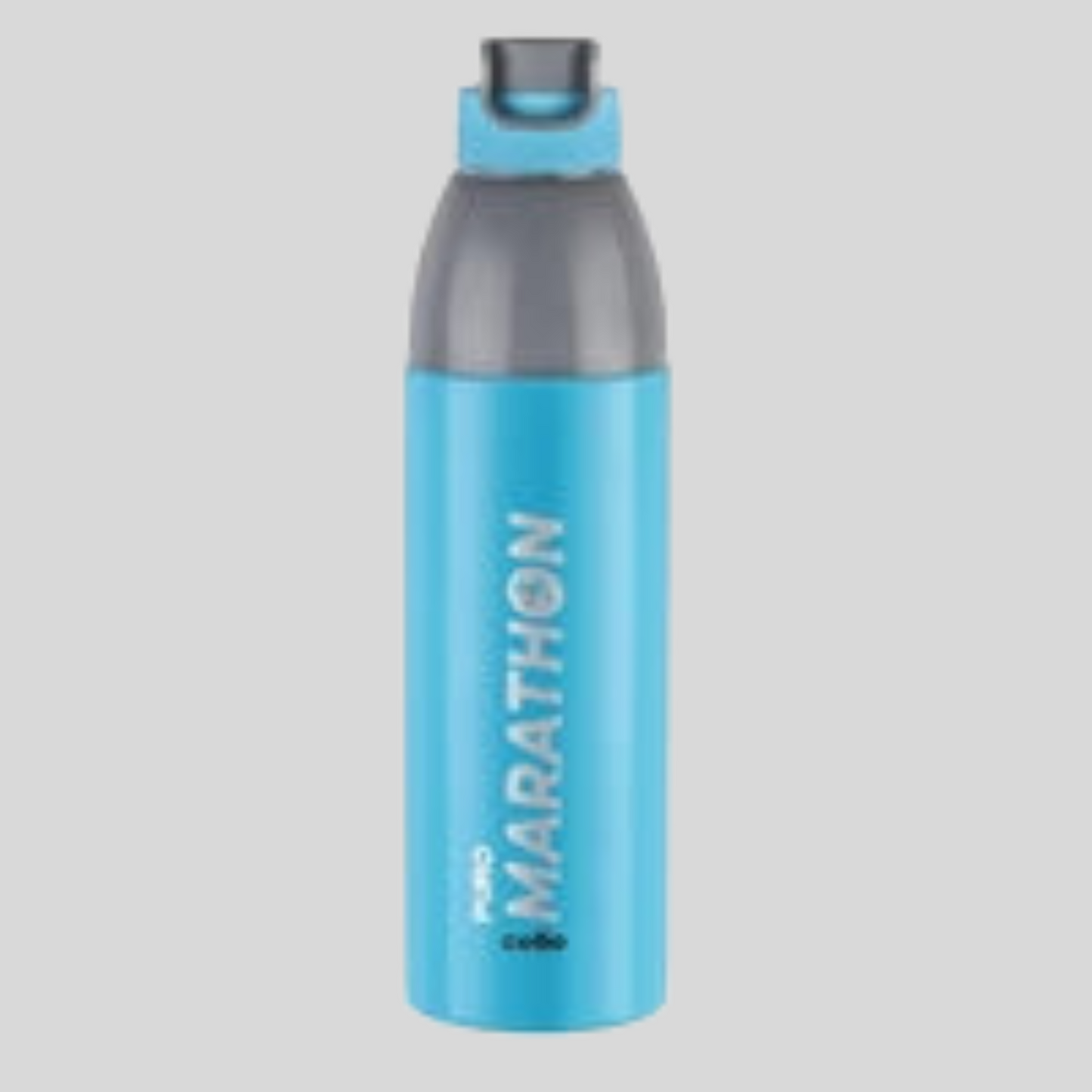 Cello Water Bottle Puro Steel-X Marathon Inside Steel 900 Ml Blue For Unisex