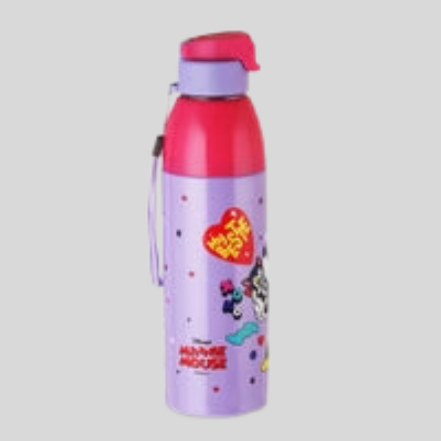 Cello Water Bottle Kidzbee Uranus Steel 600 Ml Purple For Unisex