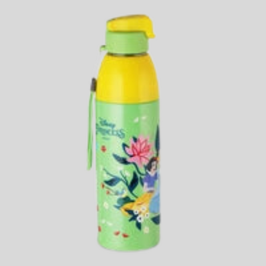 Cello Water Bottle Kidzbee Uranus Steel 600 Ml Yellow For Unisex