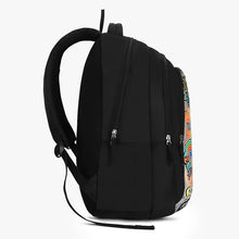 Load image into Gallery viewer, Genie Cool 36L Black School Backpack With Spacious Compartment
