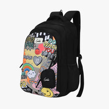 Load image into Gallery viewer, Genie Cool 36L Black School Backpack With Spacious Compartment
