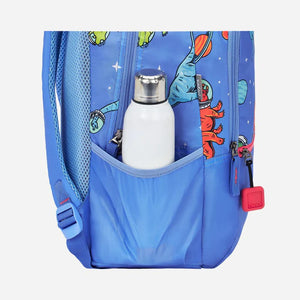 Genius by Safari Cosmo 23L Blue School Backpack with Name Tag