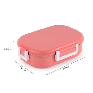 CELLO Altro Neo Lunch Box, Neo Orange, 700ml | 2 Units Insulated Lunch Boxes |Stainless Steel Lunch Box for Kids | Leak-Proof Snacks Tiffin Box for School