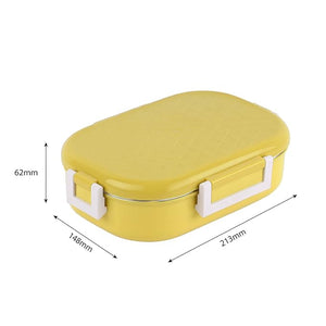 CELLO Altro Neo Lunch Box, Neo Orange, 700ml | 2 Units Insulated Lunch Boxes |Stainless Steel Lunch Box for Kids | Leak-Proof Snacks Tiffin Box for School