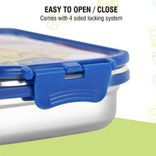 Load image into Gallery viewer, Cello Click It Toons Stainless Steel Lunch Box - Medium
