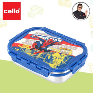 Cello Click It Toons Stainless Steel Lunch Box - Big