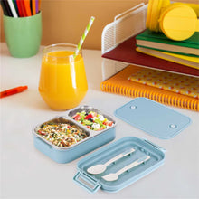 Load image into Gallery viewer, Cello Food Buddy Lunch Box With Fork And Spoon
