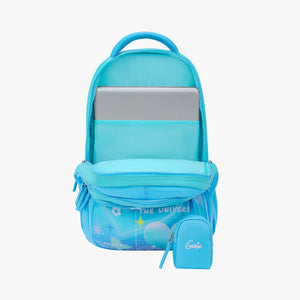 Genie Dreamer 27L Blue Juniors Backpack With Easy Access Pockets