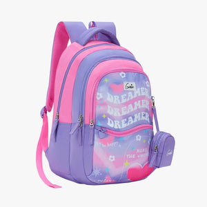 Genie Dreamer 27L Purple Juniors Backpack With Easy Access Pockets