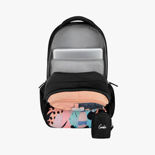 Load image into Gallery viewer, Genie Fetch 36L Black School Backpack With Premium Fabric
