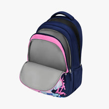 Load image into Gallery viewer, Genie Fetch 36L Navy Blue School Backpack With Premium Fabric
