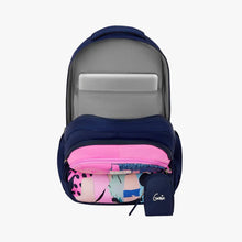 Load image into Gallery viewer, Genie Fetch 36L Navy Blue School Backpack With Premium Fabric
