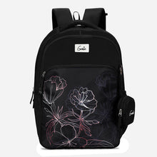 Load image into Gallery viewer, Genie Hailey 36L Black Laptop Backpack With Raincover
