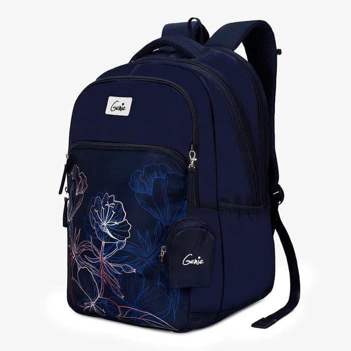 Genie Hailey 36L Blue Laptop Backpack With Raincover