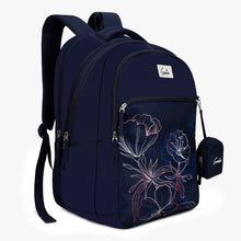 Load image into Gallery viewer, Genie Hailey 36L Blue Laptop Backpack With Raincover
