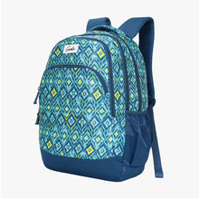 Load image into Gallery viewer, Genie Ikattish 36L Teal School Backpack With Easy Access Pockets
