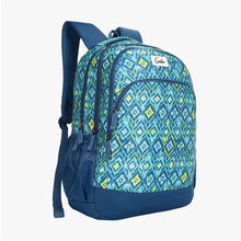 Load image into Gallery viewer, Genie Ikattish 36L Teal School Backpack With Easy Access Pockets
