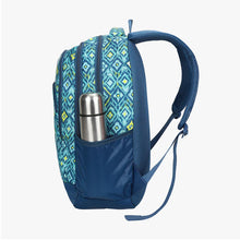 Load image into Gallery viewer, Genie Ikattish 36L Teal School Backpack With Easy Access Pockets
