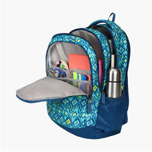 Load image into Gallery viewer, Genie Ikattish 36L Teal School Backpack With Easy Access Pockets
