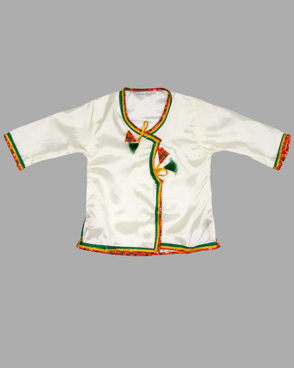 Pokizo Boys Krishna Dress White