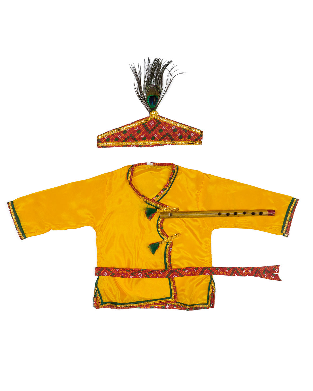Pokizo Boys Krishna Dress Yellow