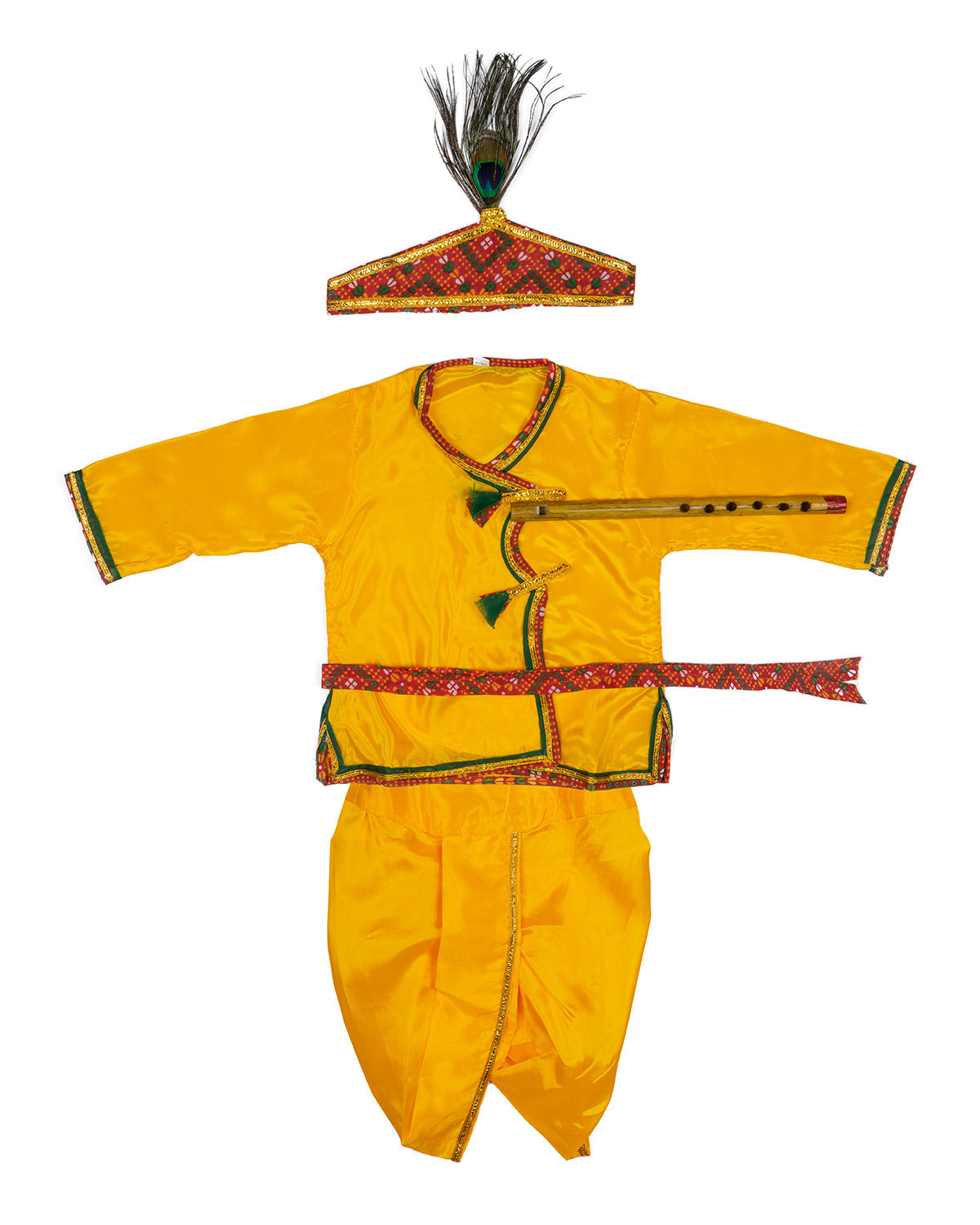 Pokizo Boys Krishna Dress Yellow