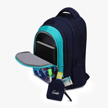 Load image into Gallery viewer, Genie Kitty 20L Navy Blue Kids Backpack With Comfortable Padding
