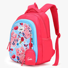 Load image into Gallery viewer, Genie Kitty 20L Pink Kids Backpack With Comfortable Padding
