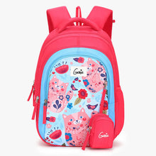 Load image into Gallery viewer, Genie Kitty 20L Pink Kids Backpack With Comfortable Padding
