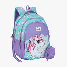 Load image into Gallery viewer, Magic Unicorn Small Backpack for Kids - Lavender With Comfortable Padding
