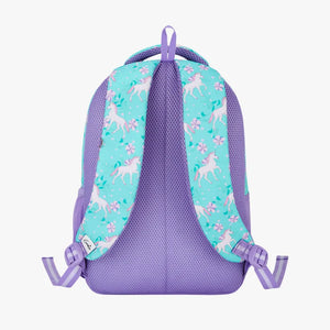 Magic Unicorn Small Backpack for Kids - Lavender With Comfortable Padding