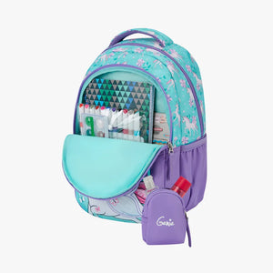 Magic Unicorn Small Backpack for Kids - Lavender With Comfortable Padding